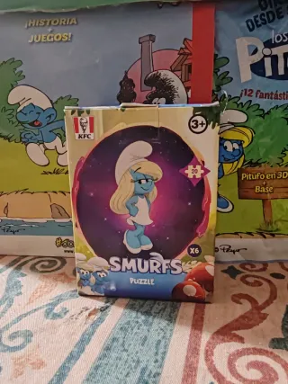 3 PUZZLES PITUFOS KFC