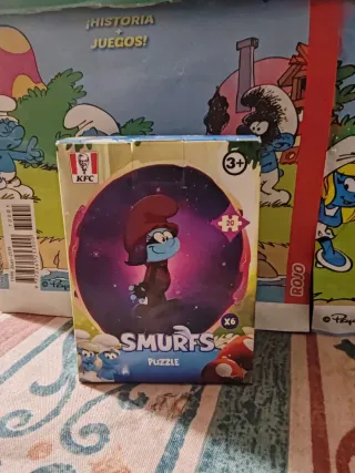 3 PUZZLES PITUFOS KFC