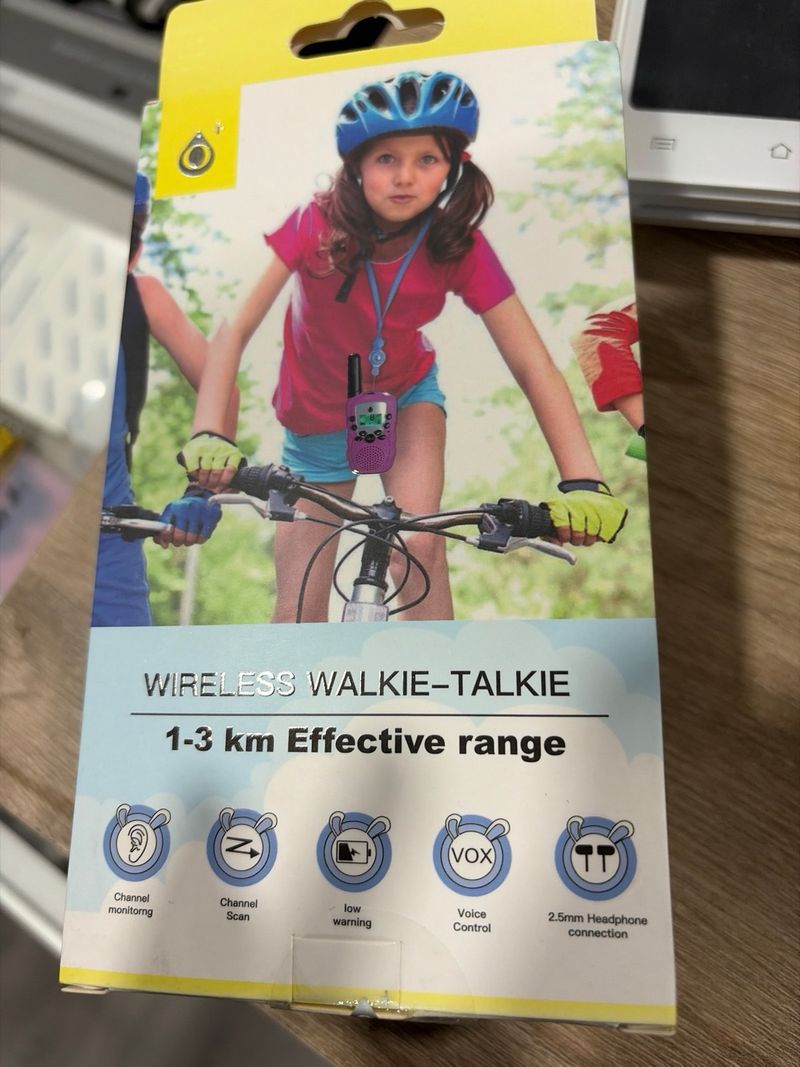 Walkie Talkie Inalámbrico 1-3 KM Pack x 2 afbeelding 2
