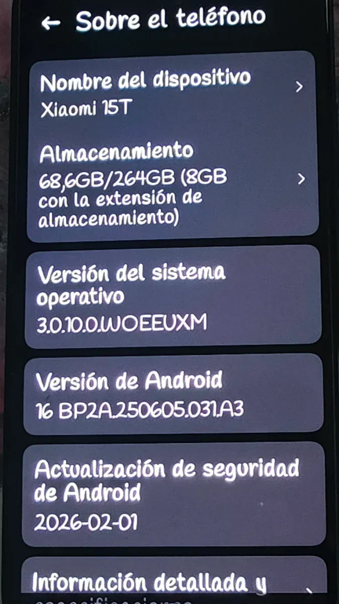 Xiaomi 15T 256GB 12GB RAM Negro afbeelding 6