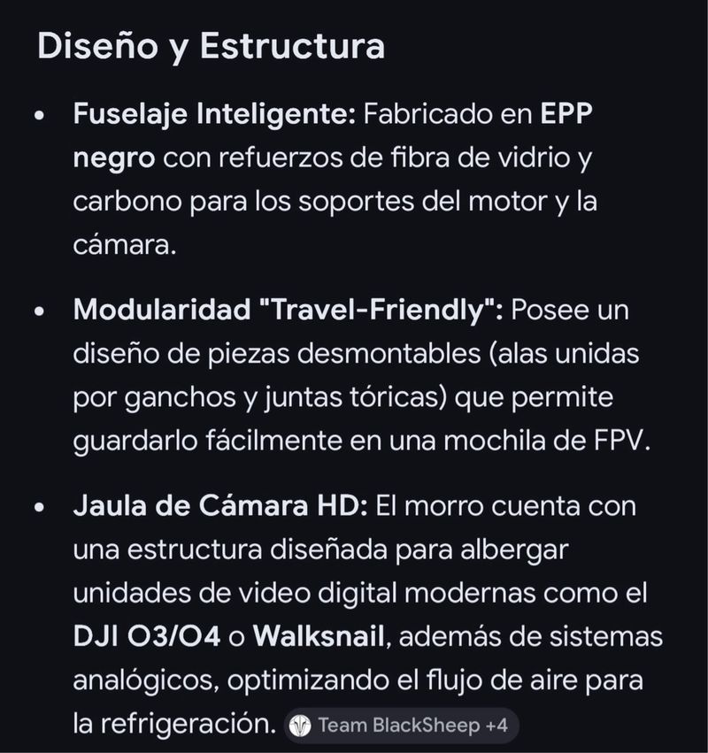 Avión FPV TBS Chupito RC afbeelding 4