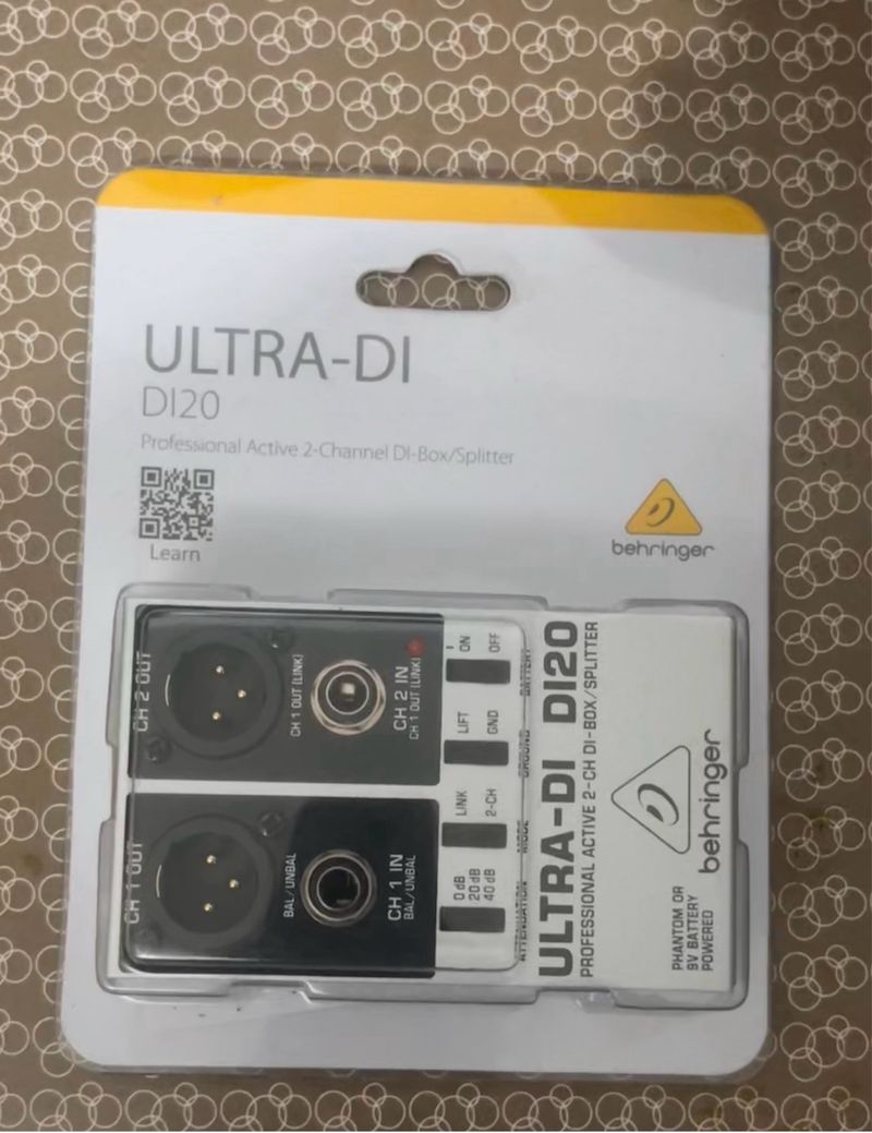 Behringer ULTRA-DI D120 Caja Inyección Estéreo afbeelding 3