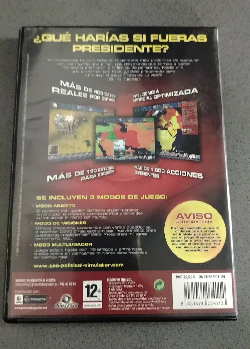 Juego PC Yo Presidente-Objetivo: Crisis Global afbeelding 3