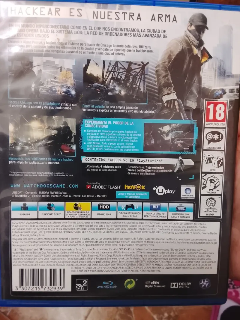 Watch Dogs PS4 Español afbeelding 2