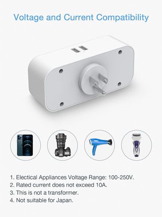 TESSAN Adaptador Tipo B Europa a USA