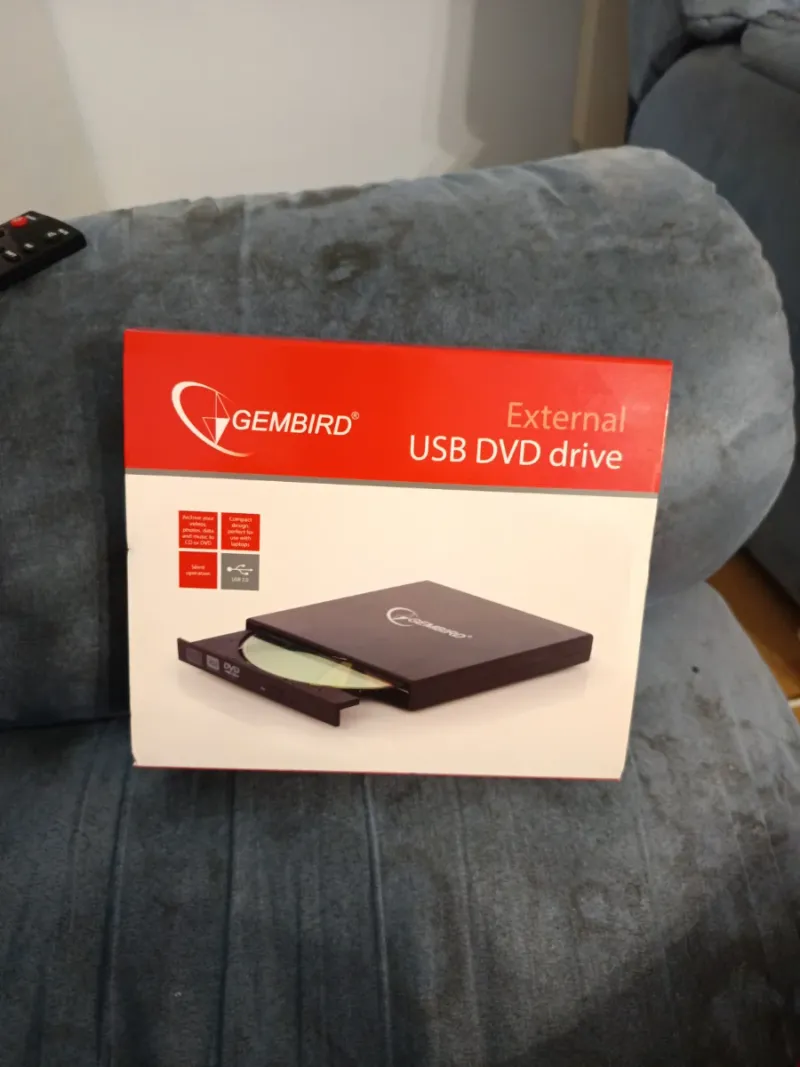 Gembird Lector/Grabador DVD Externo USB