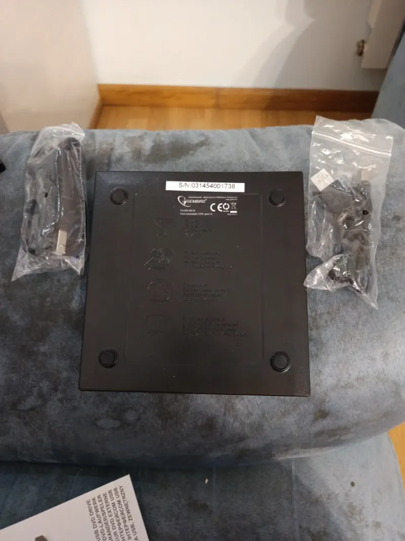 Gembird Lector/Grabador DVD Externo USB afbeelding 3