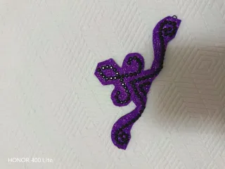 Tocado gimnasia rítmica hecho a mano