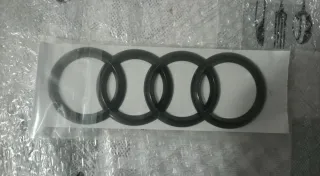 Emblema Audi 200mm Negro