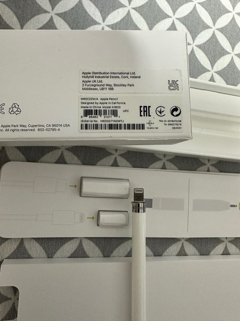 Apple Pencil 1ª Gen + Adaptador iPad 10 y iPad A16 afbeelding 4