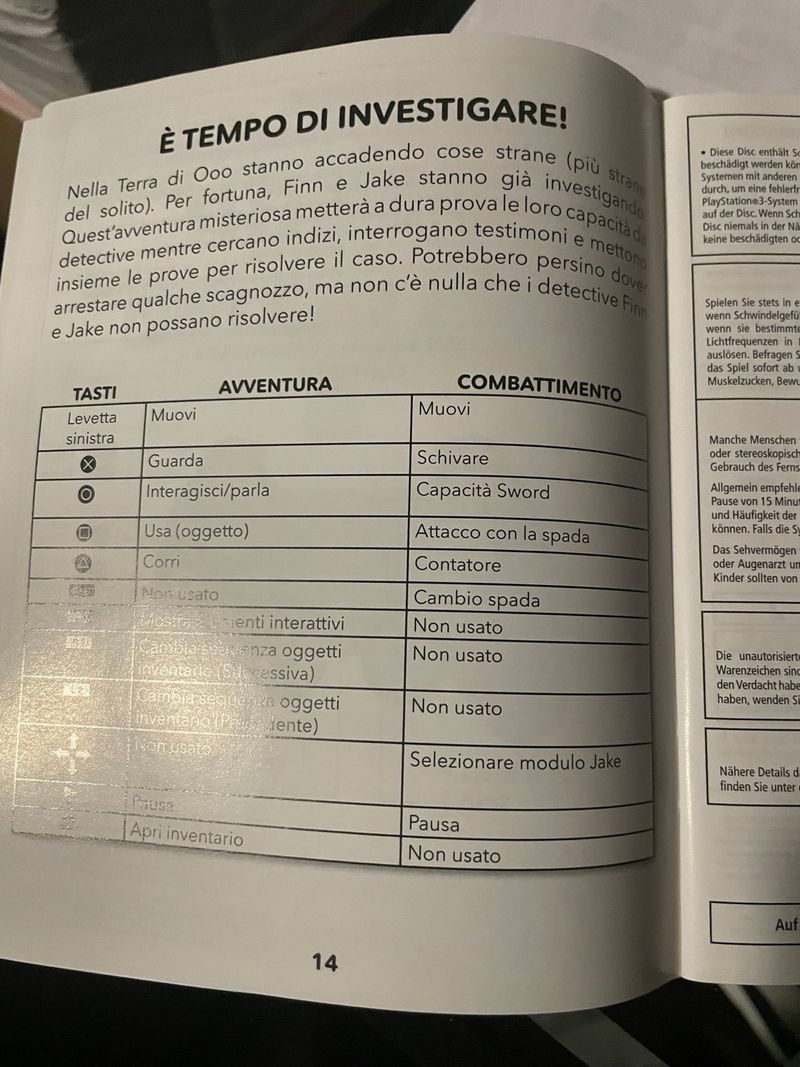 Manual del juego PS3 Adventure Time Finn & Jake afbeelding 4