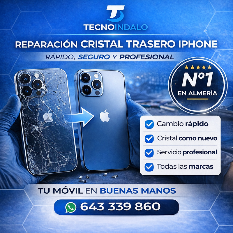 Reparación Cristal Trasero iPhone