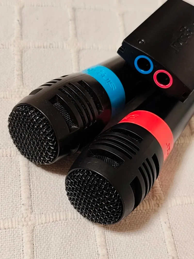 Micrófonos SingStar. PlayStation 2.