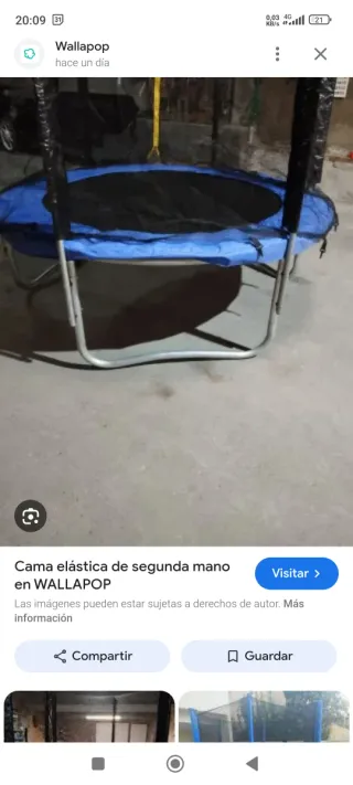 Trampolino elastico 2,45 m