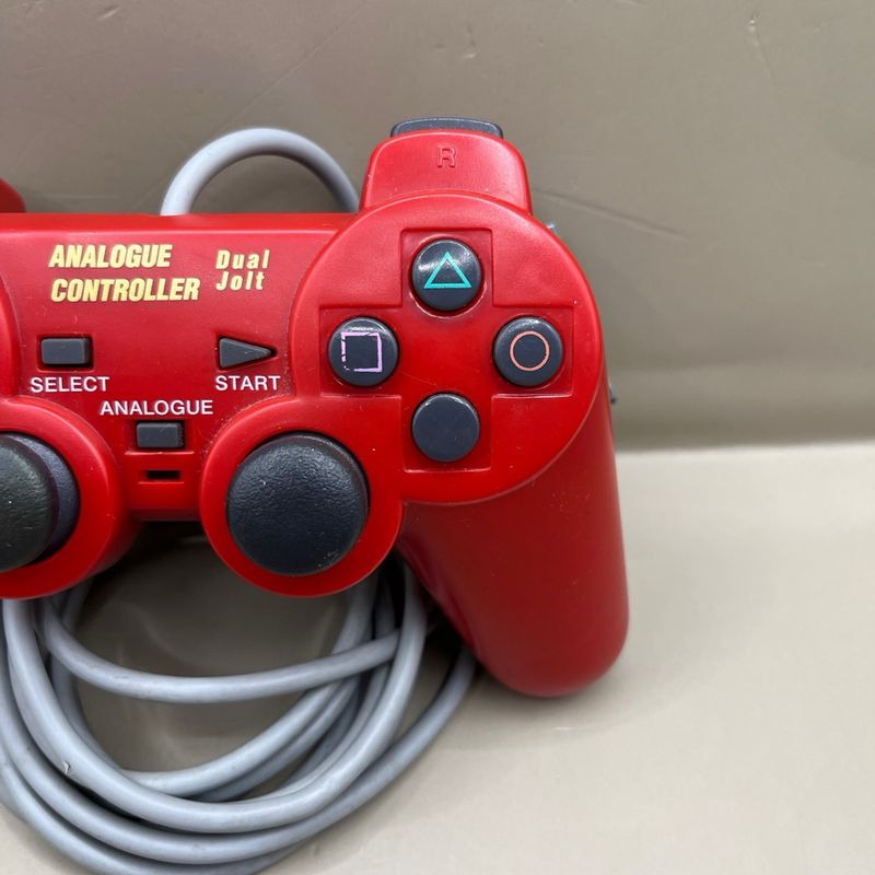 Controlador PS1/PS2 Dual Jolt Rojo afbeelding 2
