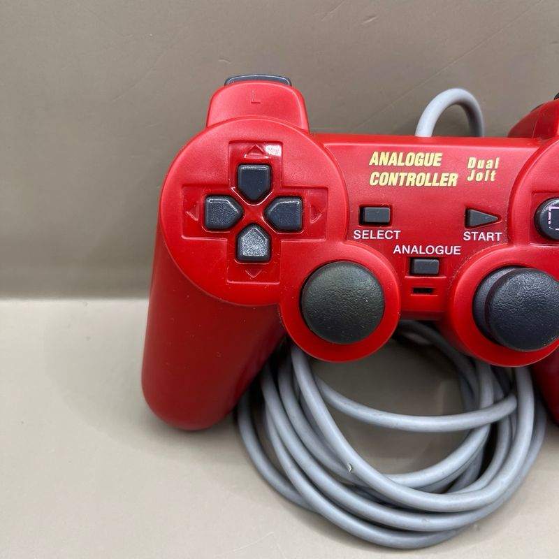 Controlador PS1/PS2 Dual Jolt Rojo afbeelding 3