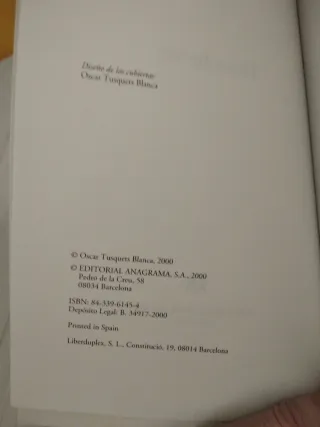 Dios lo ve, Óscar Tusquets Blanca