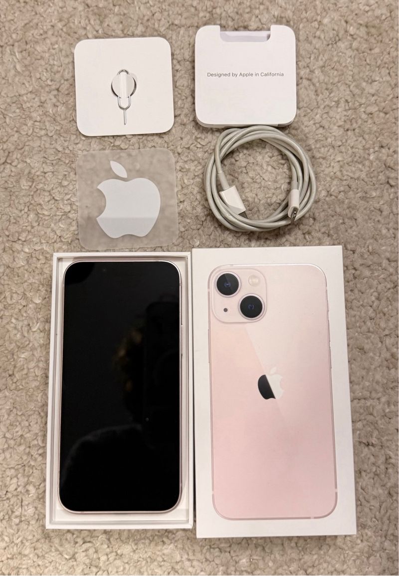 iPhone 13 mini 128GB Rosa palo-Perfecto estado afbeelding 5