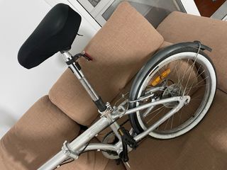 Bicicleta Plegable Plata