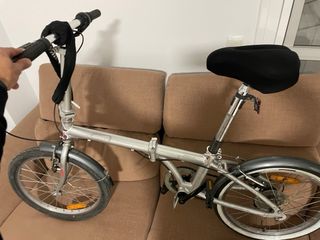 Bicicleta Plegable Plata
