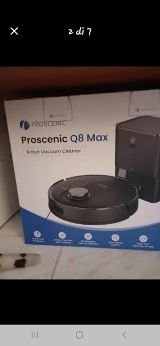 Robot lavapavimenti e aspira Proscenic