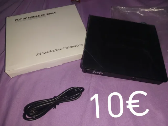 Disquerera Externa USB-C DVD