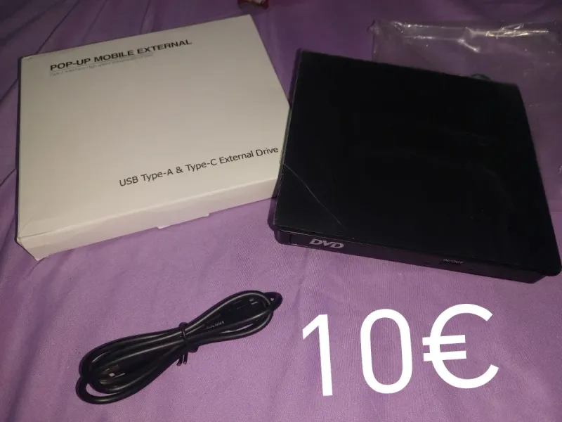 Disquerera Externa USB-C DVD