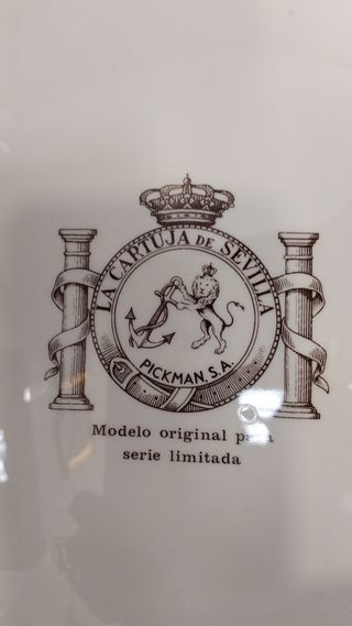 Plato La Cartuja Original Ciervos