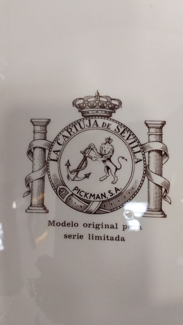 Plato La Cartuja Original Ciervos