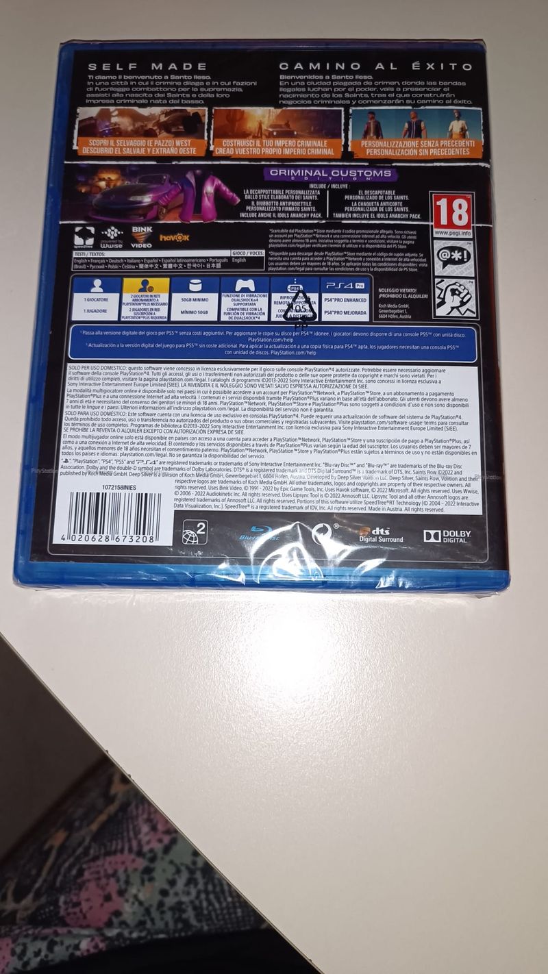 Edición Criminal Customs de Saints Row para PS4 afbeelding 2