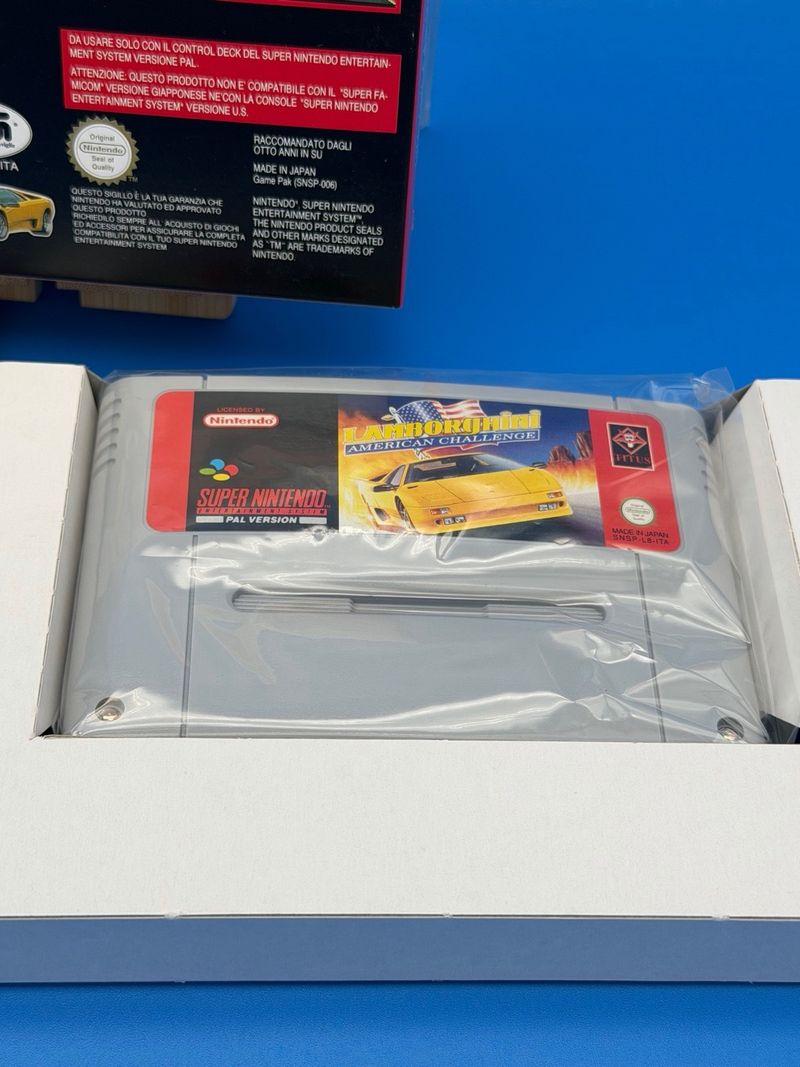 Lamborghini American Challenge Super Nintendo afbeelding 4