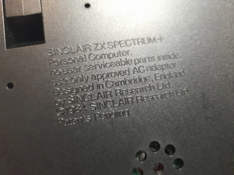 ZX Spectrum+ Sinclair Ordenador Personal afbeelding 9