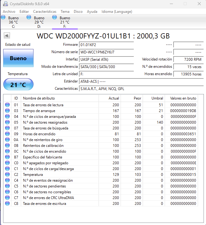 4x Discos Duros WD 2TB afbeelding 3