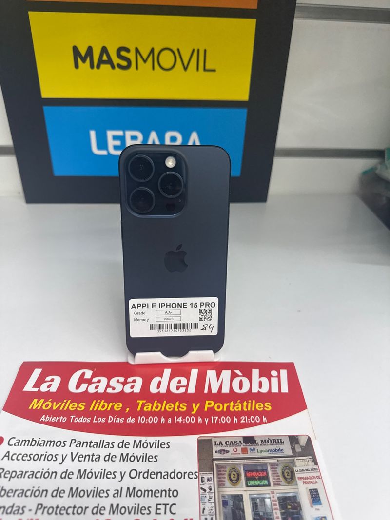 iPhone 15 Pro 256GB azul como nuevo