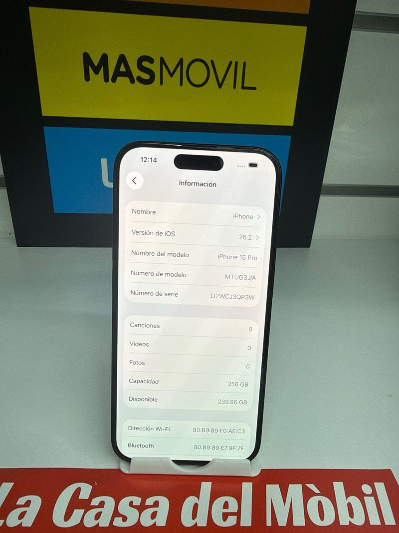 iPhone 15 Pro 256GB azul como nuevo afbeelding 9
