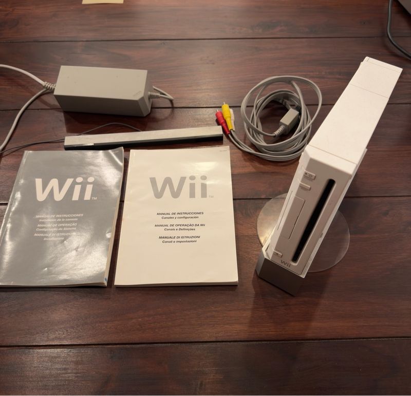 Nintendo Wii Consola + Manuales