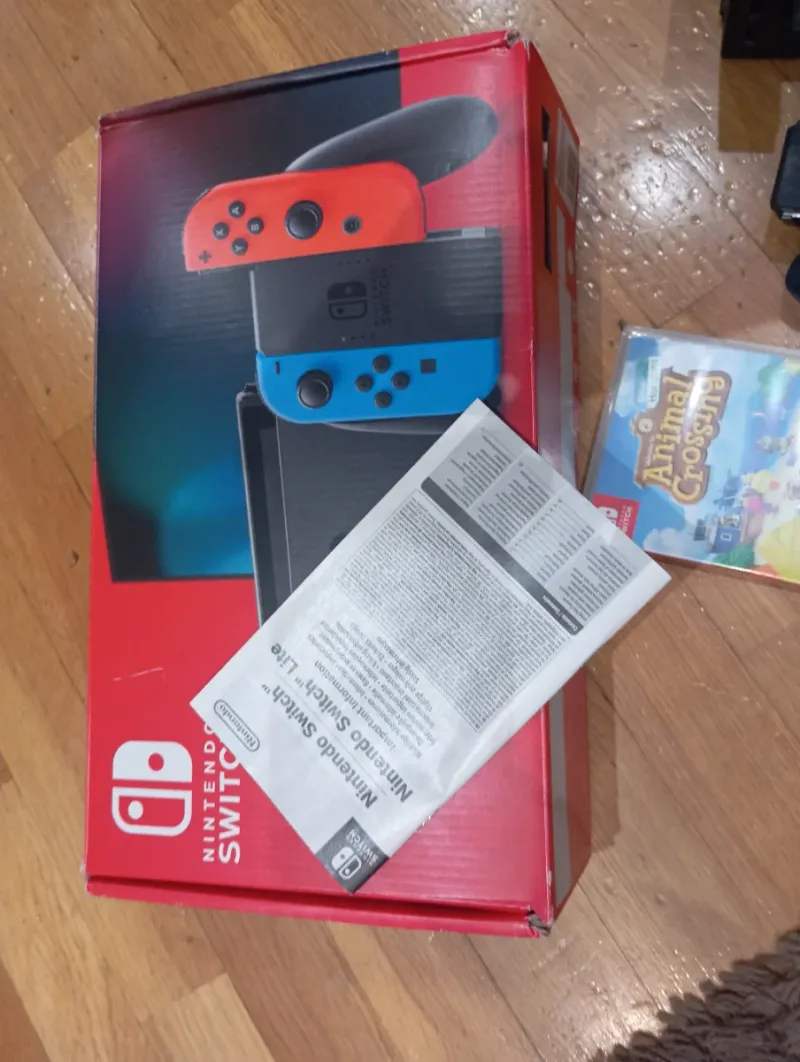 Nintendo Switch Rojo y Azul Completo y juego. afbeelding 3