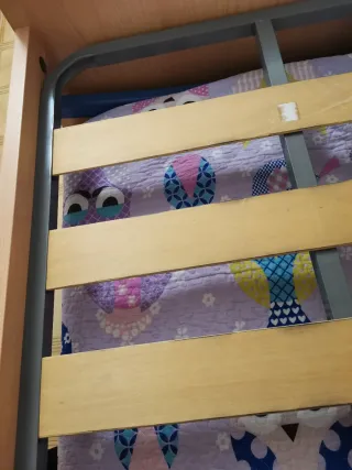 Cama nido con 2 colchones y 2 somieres