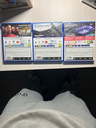 Pack FIFA 17, 18 y 20 PS4