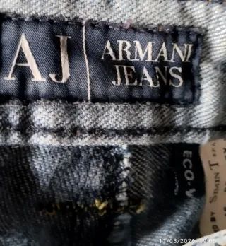 Pantalones Vaqueros Mujer Armani Jeans Azules
