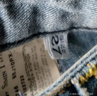 Pantalones Vaqueros Mujer Armani Jeans Azules