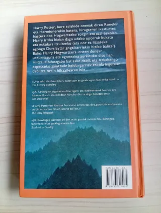 Harry Potter eta Azkabango presoa (Basque Edition)
