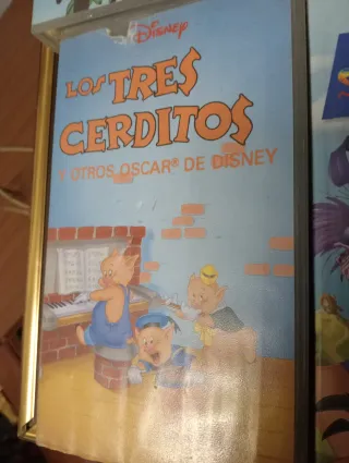 7 Películas VHS Disney Clásicos (Español)