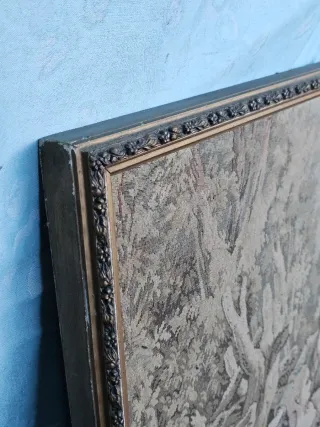 Quadro arazzo su tela antico