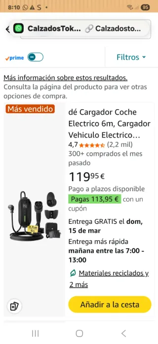 Cargador Coche Eléctrico Tipo 2