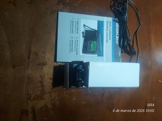 Radio SilverCrest Portátil Negra y Gris