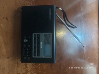 Radio SilverCrest Portátil Negra y Gris