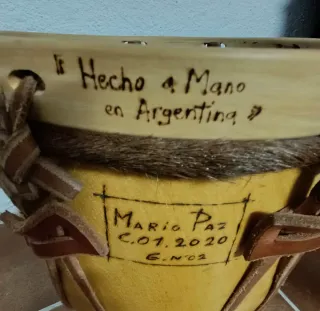 Bombo Legüero Mario Paz Hecho a Mano
