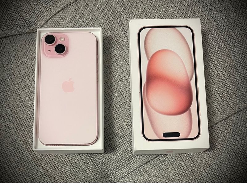 iPhone 15 128GB Rosa Batería 84% COMO NUEVO
