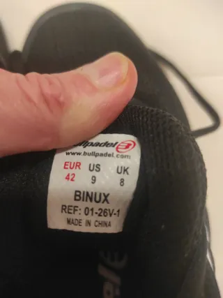 Zapatillas pádel Bullpadel negras